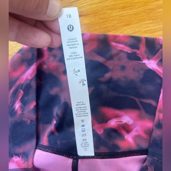 Lululemon Align High-Rise Pant 28" Intensity Pink Blossom Size 18  Buttery Soft - Picture 4 of 8